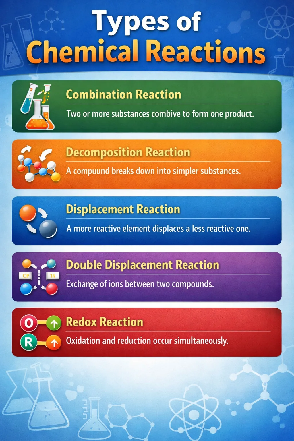 Types of Chemical Reaction